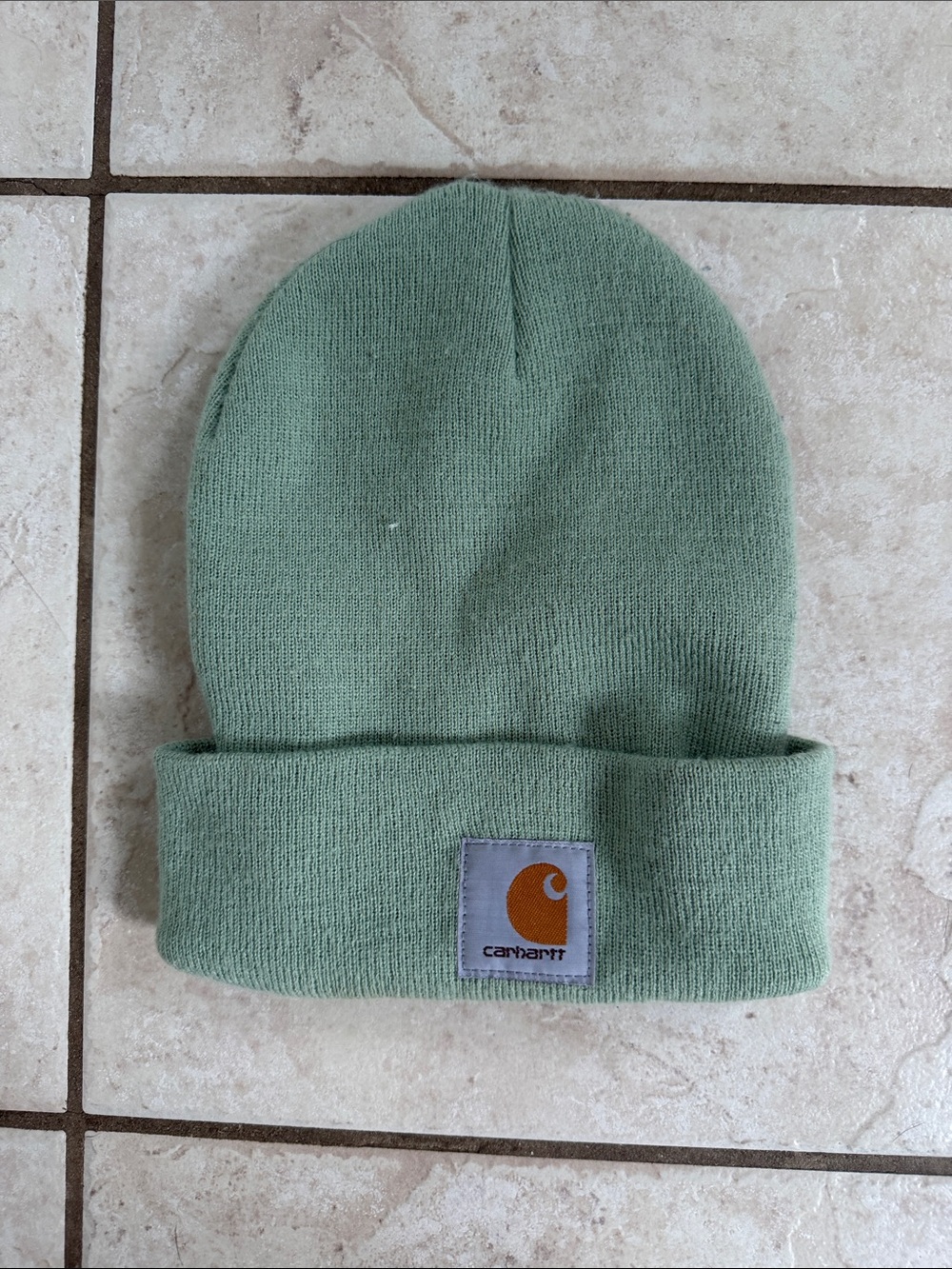 Carhartt Mint Green Cuffed Beanie